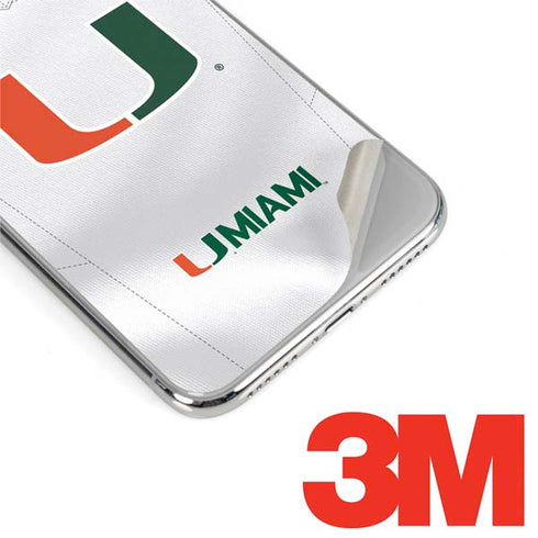 University of Miami White Jersey iPhone XR Skin