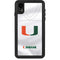 University of Miami White Jersey iPhone XR Waterproof Case