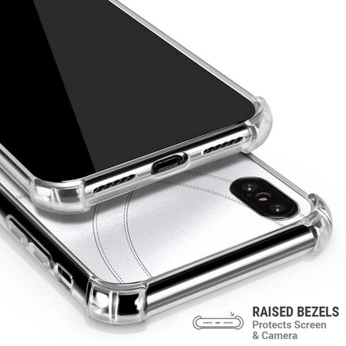 University of Miami White Jersey iPhone XS Max Clear Case