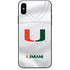 University of Miami White Jersey iPhone XS Max Skin