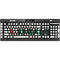 University of Miami White Jersey K95 RGB PLATINUM Mechanical Gaming Keyboard Skin