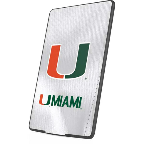 University of Miami White Jersey Amazon Kindle Skin