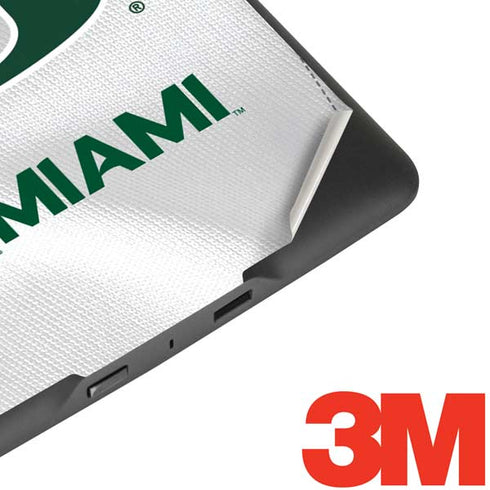 University of Miami White Jersey Amazon Kindle Skin