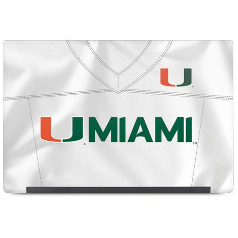 University of Miami White Jersey Dell Latitude Skin
