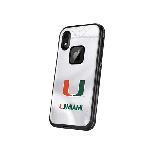 University of Miami White Jersey LifeProof Fre iPhone Skin