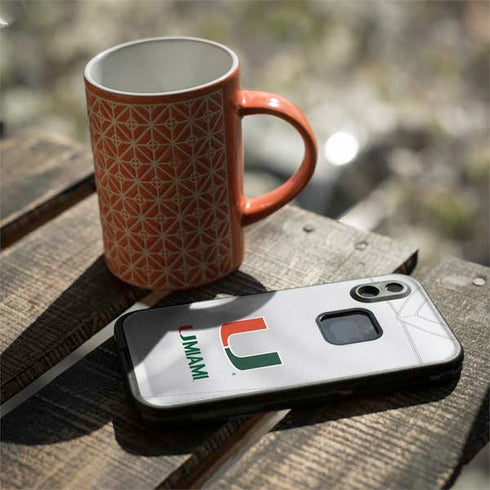 University of Miami White Jersey LifeProof Fre iPhone Skin