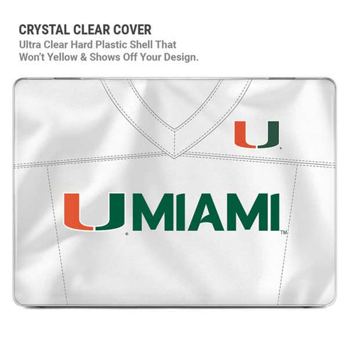 University of Miami White Jersey MacBook Air 13in (2020) Case plus Skin