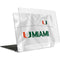 University of Miami White Jersey MacBook Air 15in (2023-2025) Case plus Skin