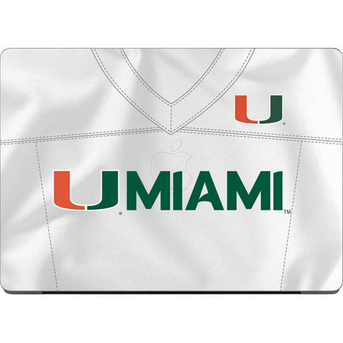 University of Miami White Jersey MacBook Pro 14in (2021-24) Skin