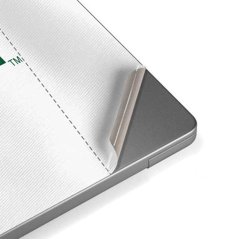 University of Miami White Jersey MacBook Pro 14in (2021-24) Skin