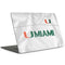 University of Miami White Jersey MacBook Skins