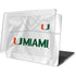 University of Miami White Jersey MacBook Pro 16in (2019-20) Case plus Skin