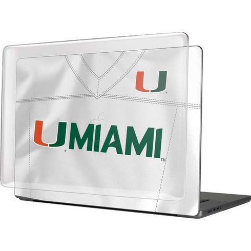 University of Miami White Jersey MacBook Cases