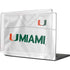 University of Miami White Jersey MacBook Pro 16in (2021-25) Case plus Skin
