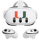 University of Miami White Jersey Meta Quest 3 Skin