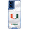 University of Miami White Jersey Moto G 5G (2024) Clear Case