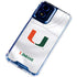 University of Miami White Jersey Moto G Play 4G (2024) Clear Case