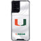 University of Miami White Jersey Moto G Power 5G (2024) Clear Case