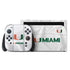 University of Miami White Jersey Nintendo Skins