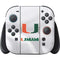University of Miami White Jersey Nintendo Switch 2 (2025) Joy-Con Controller Skin