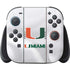 University of Miami White Jersey Nintendo Switch 2 (2025) Joy-Con Controller Skin