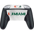 University of Miami White Jersey Nintendo Switch 2 (2025) Pro Controller Skin