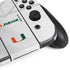 University of Miami White Jersey Nintendo Switch Bundle Skin