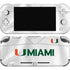 University of Miami White Jersey Nintendo Switch Lite Skin
