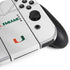 University of Miami White Jersey Nintendo Switch OLED (2021) Skin