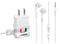University of Miami White Jersey Phone Charger Skin