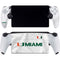 University of Miami White Jersey PlayStation Portal Remote Player Skin