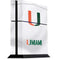 University of Miami White Jersey PS4 Console Skin
