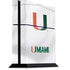 University of Miami White Jersey PlayStation PS4 Skins
