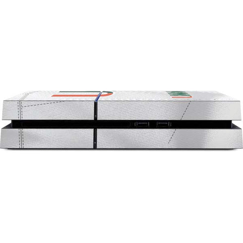 University of Miami White Jersey PS4 Console Skin