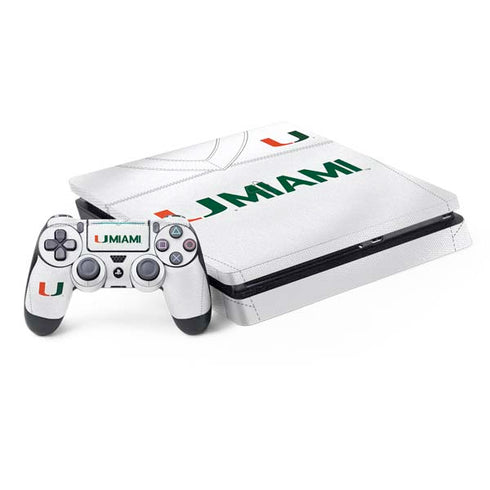 University of Miami White Jersey PlayStation PS4 Skins