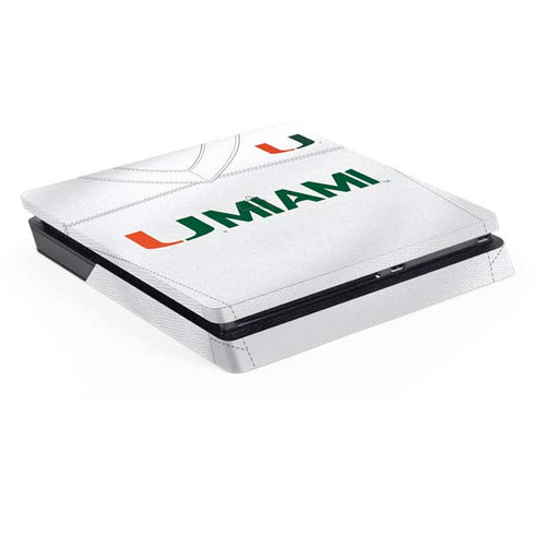 University of Miami White Jersey PlayStation PS4 Skins
