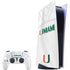 University of Miami White Jersey PS5 Bundle Skin