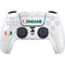 University of Miami White Jersey PS5 Controller Skin