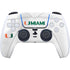 University of Miami White Jersey PS5 Controller Skin