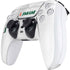 University of Miami White Jersey PS5 Controller Skin