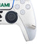 University of Miami White Jersey PS5 Controller Skin