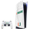 University of Miami White Jersey PS5 Digital Edition Bundle Skin