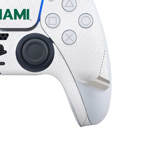 University of Miami White Jersey PS5 Slim Disk Bundle Skin