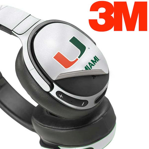 University of Miami White Jersey Skullcandy Venue Skin