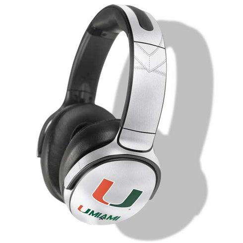University of Miami White Jersey Skullcandy Venue Skin