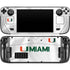 University of Miami White Jersey Steam Deck Handheld Gaming Computer OLED Skin