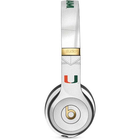 University of Miami White Jersey Studio Wireless 3 Skin
