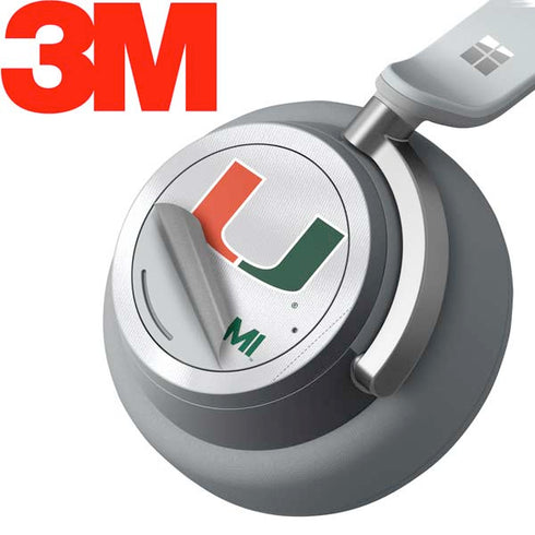 University of Miami White Jersey Surface Headphones Skin