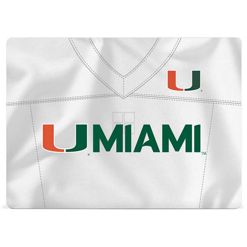 University of Miami White Jersey Surface Laptop 3 13.5in Skin