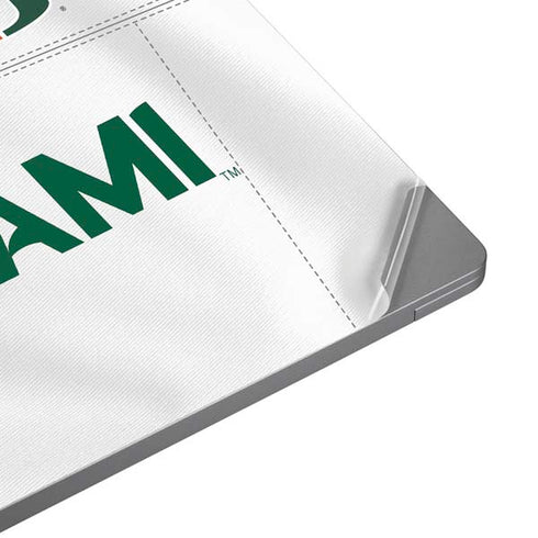 University of Miami White Jersey Surface Laptop 4 15in Skin